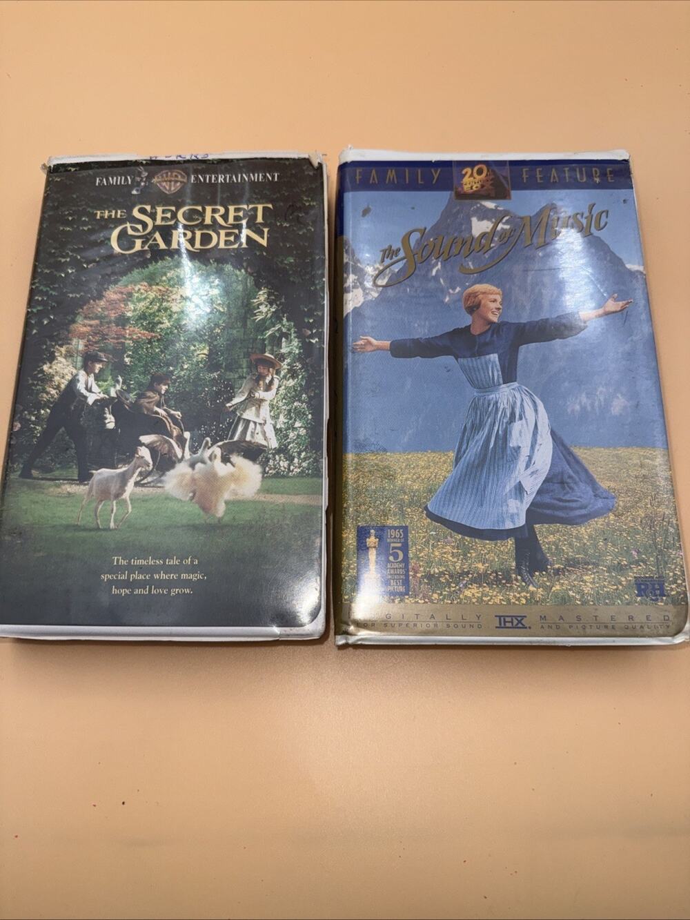 90s  Movie Set (2): The Sound Of Music& The Secret Garden (VHS)90